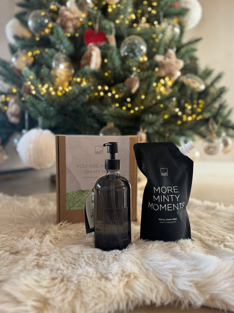 Leeff Giftbox - Minty moment hand soap + refill